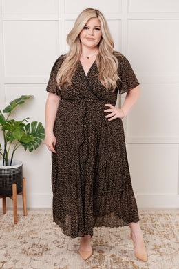 POLAGRAM Cause a Scene Surplice Neck Dress