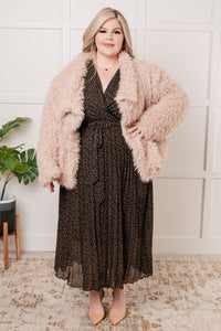 POLAGRAM Cause a Scene Surplice Neck Dress