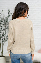 Load image into Gallery viewer, Hailey &amp; Co Chai Latte V-Neck Sweater in Oatmeal