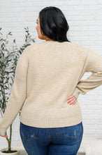 Load image into Gallery viewer, Hailey &amp; Co Chai Latte V-Neck Sweater in Oatmeal