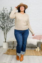 Load image into Gallery viewer, Hailey &amp; Co Chai Latte V-Neck Sweater in Oatmeal