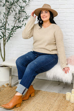 Load image into Gallery viewer, Hailey &amp; Co Chai Latte V-Neck Sweater in Oatmeal