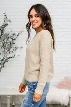 Load image into Gallery viewer, Hailey &amp; Co Chai Latte V-Neck Sweater in Oatmeal