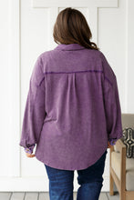 Load image into Gallery viewer, WHITE BIRCH Chaos of Sequins Shacket in Purple