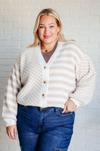 Load image into Gallery viewer, BiBi Check That Line Cardigan