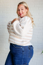 Load image into Gallery viewer, BiBi Check That Line Cardigan