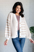 Load image into Gallery viewer, BiBi Check That Line Cardigan