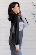 Load image into Gallery viewer, One Eleven North Chip Off the Old Colorblock V-Neck Henley in Grey