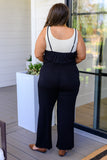 CY Fashion Completely Justified Jumpsuit in Black