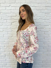 Load image into Gallery viewer, ONE ELEVEN NORTH Cool to Be Kind Floral Blouse