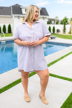 Load image into Gallery viewer, One Eleven North Cornelia Striped Shirt Dress