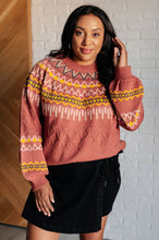 Load image into Gallery viewer, Andree By Unit Cozy Chalet Fair Isle Sweater