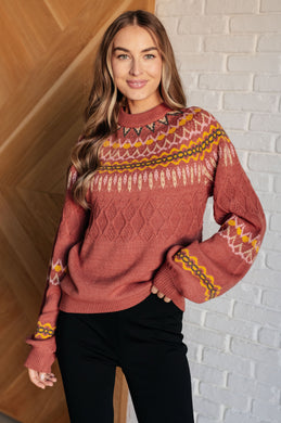Andree By Unit Cozy Chalet Fair Isle Sweater