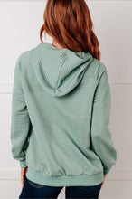 Load image into Gallery viewer, ONE ELEVEN NORTH Crosswalk Textured Hoodie in Green