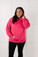 Load image into Gallery viewer, One Eleven North Crosswalk Textured Hoodie in Rose