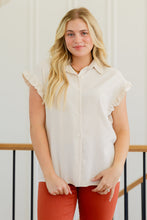Load image into Gallery viewer, ONE ELEVEN NORTH Day Date Ruffle Sleeved Blouse