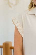 Load image into Gallery viewer, ONE ELEVEN NORTH Day Date Ruffle Sleeved Blouse