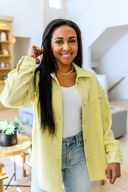 ANDREE BY UNIT Daydreams Shacket in Yellow