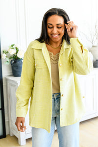 ANDREE BY UNIT Daydreams Shacket in Yellow