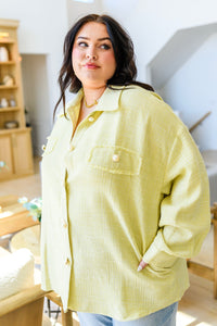ANDREE BY UNIT Daydreams Shacket in Yellow