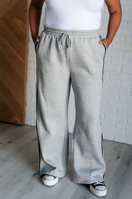 ONE ELEVEN NORTH Don't Get Stuck Stripe Detail Sweatpants