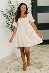 Polagram Dream a Little Dream Embroidered Dress