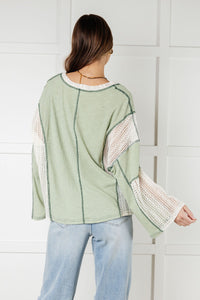 ONE ELEVEN NORTH Elemental My Dear Patchwork Top