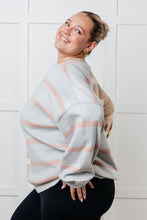 Load image into Gallery viewer, One Eleven North Exceptional Thought Striped Patchwork Sweater