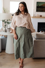 Load image into Gallery viewer, Andree By Unit In Your Thoughts Oversized Dolman Sleeve Top in Champagne