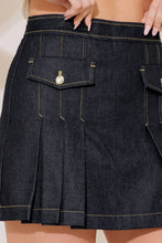 Load image into Gallery viewer, A FRESH PICK INDIGO DENIM SKORT