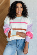 Load image into Gallery viewer, One Eleven North Flawless Features Striped Sweater