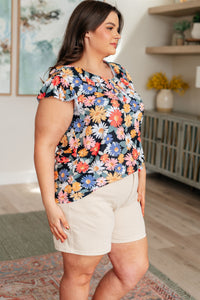 NOW N FOREVER Flower Power Floral Top
