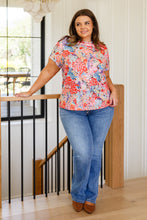 Load image into Gallery viewer, One Eleven North Flowers Everywhere Floral Top