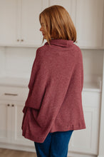 Load image into Gallery viewer, WHITE BIRCH Forgive Me Cowl Neck Poncho