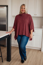 Load image into Gallery viewer, WHITE BIRCH Forgive Me Cowl Neck Poncho