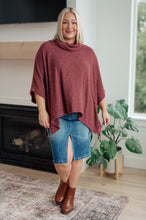 Load image into Gallery viewer, WHITE BIRCH Forgive Me Cowl Neck Poncho