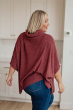 Load image into Gallery viewer, WHITE BIRCH Forgive Me Cowl Neck Poncho