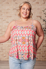 Load image into Gallery viewer, ONE ELEVEN NORTH Free Spirited Mixed Print Tank