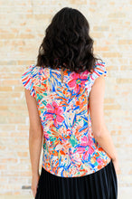 Load image into Gallery viewer, ONE ELEVEN NORTH Get Out of Town Ruffle Sleeve Top