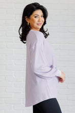 Load image into Gallery viewer, ONE ELEVEN NORTH Good Things Are Coming V-Neck Top in Lavender