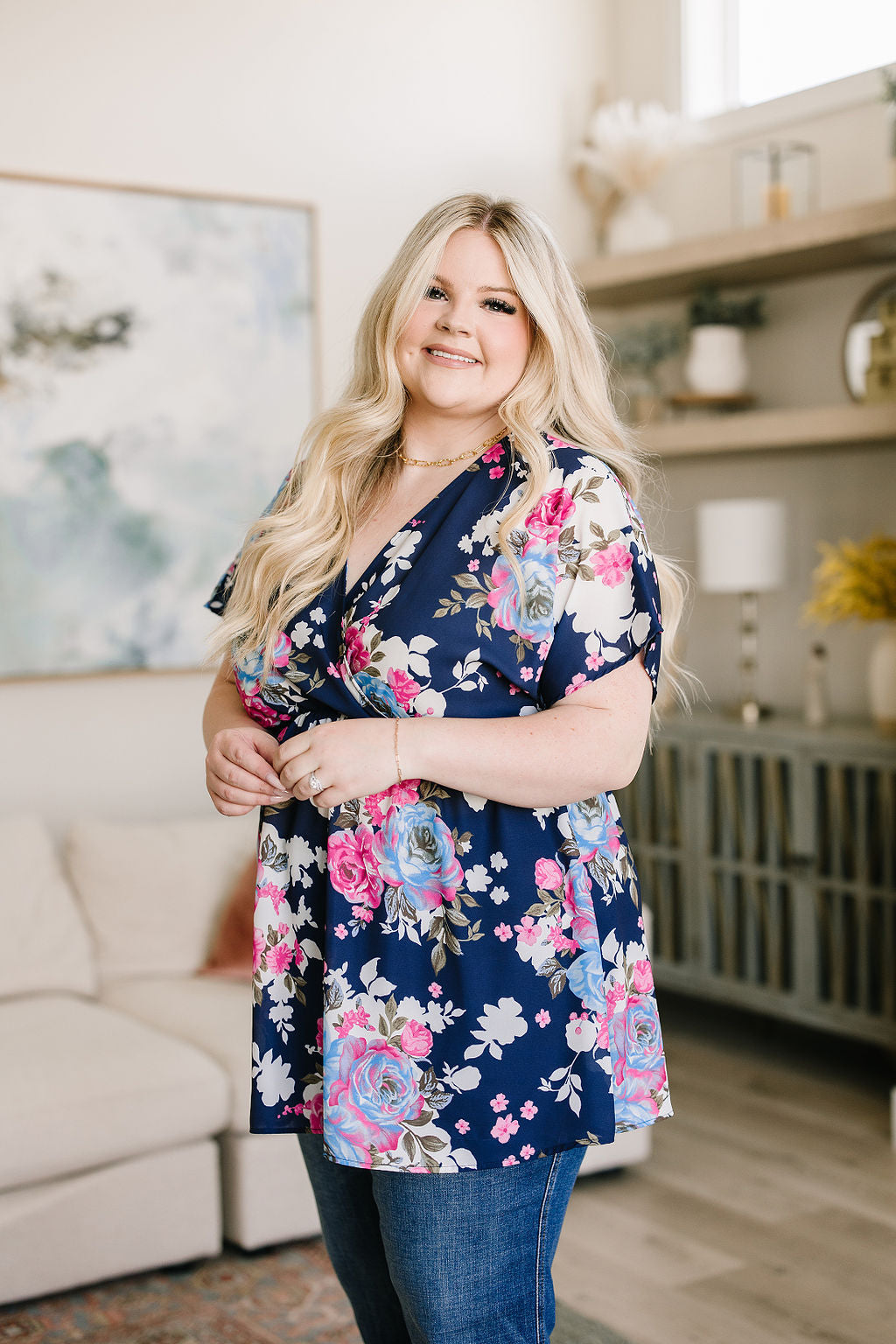 HEIMISH Hello Hummingbird Floral Top