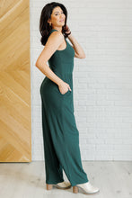 Load image into Gallery viewer, ONE ELEVEN NORTH Hilary Wide Leg Jumpsuit in Green