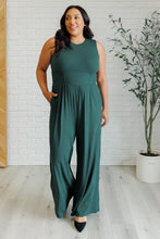 Load image into Gallery viewer, ONE ELEVEN NORTH Hilary Wide Leg Jumpsuit in Green