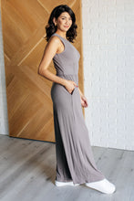 Load image into Gallery viewer, One Eleven North Hilary Wide Leg Jumpsuit in Grey