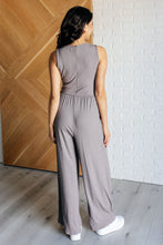 Load image into Gallery viewer, One Eleven North Hilary Wide Leg Jumpsuit in Grey