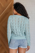 Load image into Gallery viewer, One Eleven North Hole In One Sheer Pointelle Knit Sweater