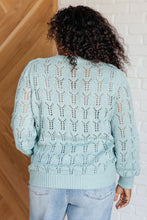 Load image into Gallery viewer, One Eleven North Hole In One Sheer Pointelle Knit Sweater