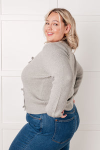 ONE ELEVEN NORTH I Don't Know Why Bow Front Cardigan