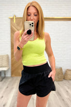 Load image into Gallery viewer, ZENANA Windbreaker Smocked Waistband Running Shorts in Black