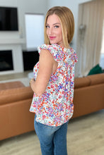 Load image into Gallery viewer, One Eleven North Take A Risk Floral Square Neck Top